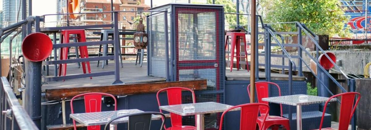 Outdoor East Deck - Battersea Barge